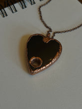 Load image into Gallery viewer, Black onyx planchette necklace
