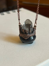 Load image into Gallery viewer, Crystal cauldron necklace
