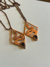 Load image into Gallery viewer, Onyx snake necklace
