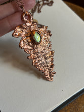 Load image into Gallery viewer, Labradorite fern necklace
