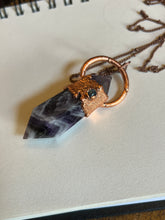Load image into Gallery viewer, Chevron amethyst necklace
