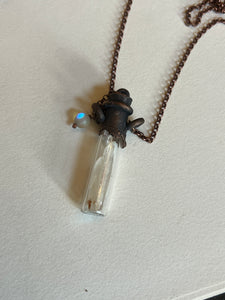Crystal vile necklace