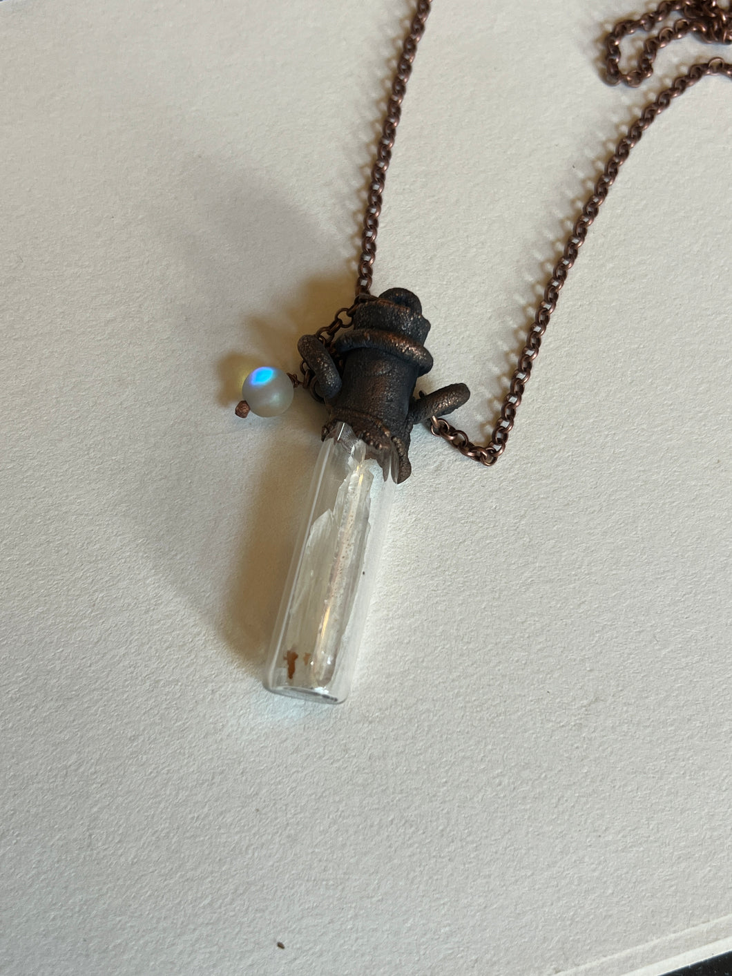 Crystal vile necklace