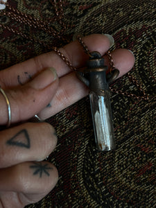 Crystal vile necklace
