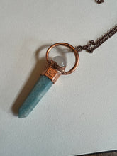 Load image into Gallery viewer, Amazonite and rose quartz necklace
