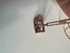Dainty Dendrite Agate necklace