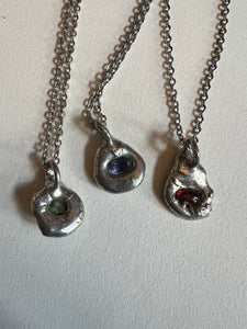 Birth stone necklace