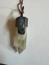 Load image into Gallery viewer, Citrine and labradorite necklace
