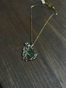 Beach glass necklace