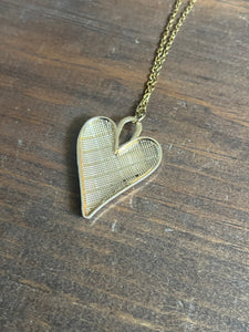 Y2K heart necklace