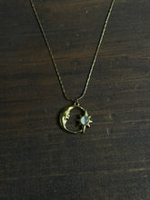 Load image into Gallery viewer, Crescent Moon And star necklace
