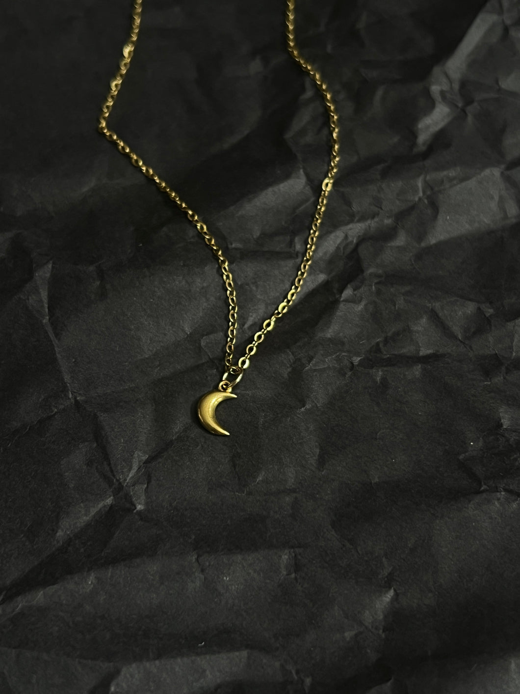 Mini moon necklace