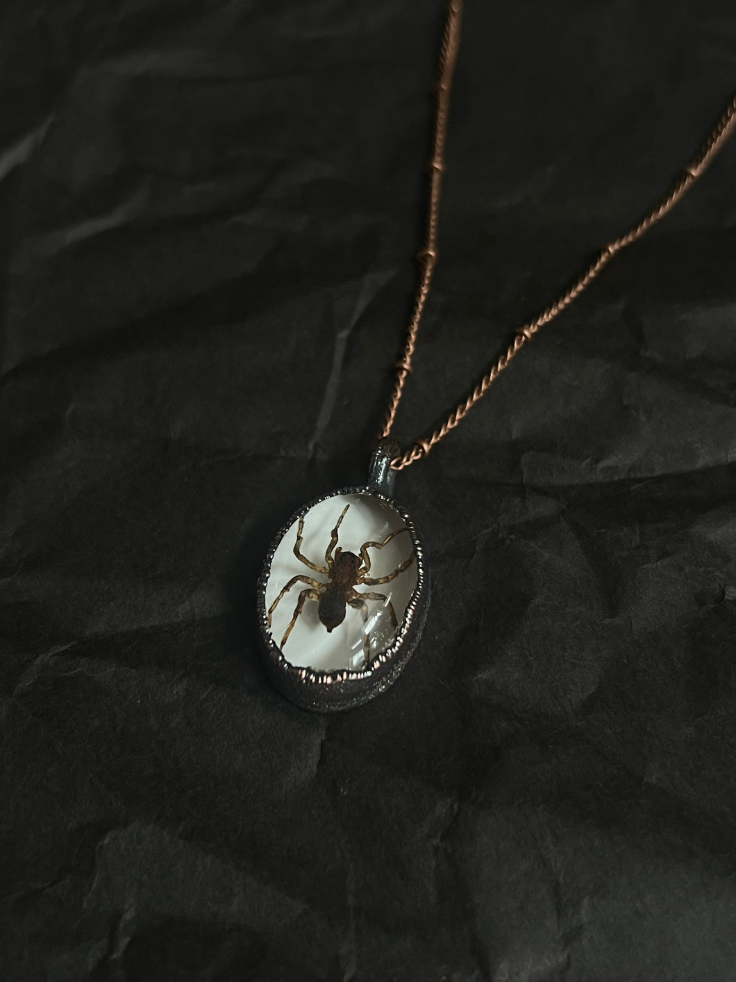 Spider necklace
