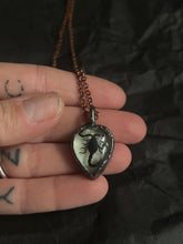 Load image into Gallery viewer, Heart scorpion necklace

