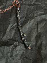 Load image into Gallery viewer, Herkimer diamond wand necklace

