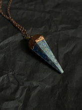 Load image into Gallery viewer, Blue goldstone necklace
