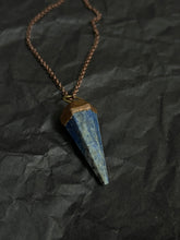 Load image into Gallery viewer, Blue goldstone necklace
