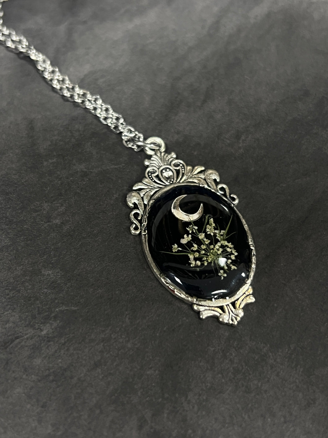 Ornate flower necklace