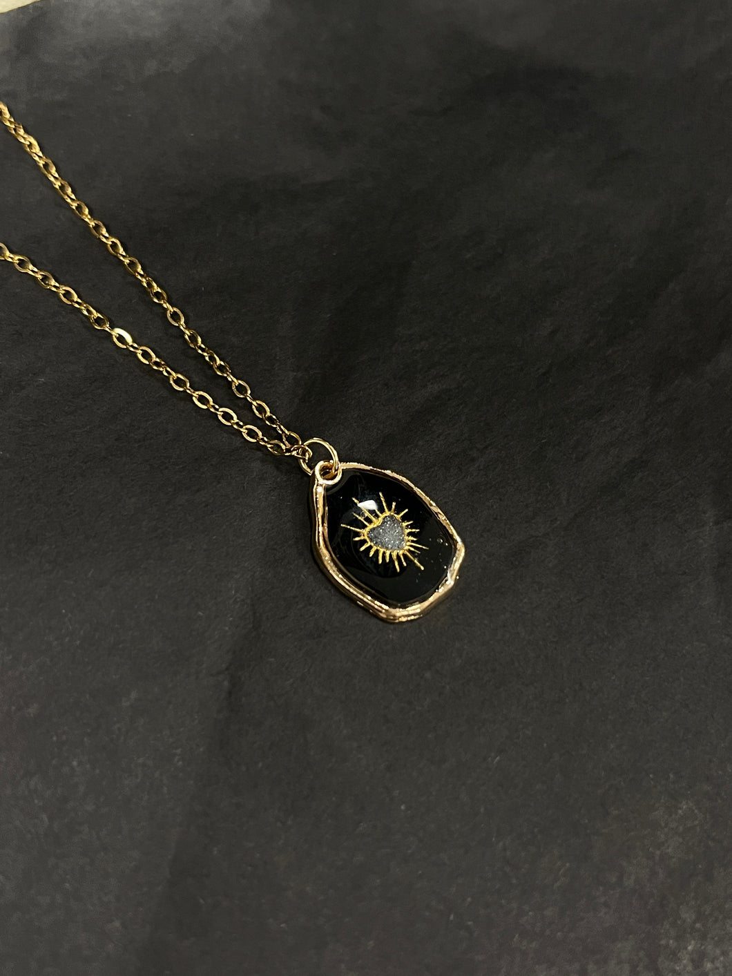 Sacred heart necklace