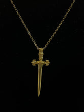 Load image into Gallery viewer, Ornate sword necklace
