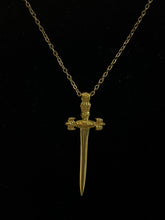 Load image into Gallery viewer, Ornate sword necklace
