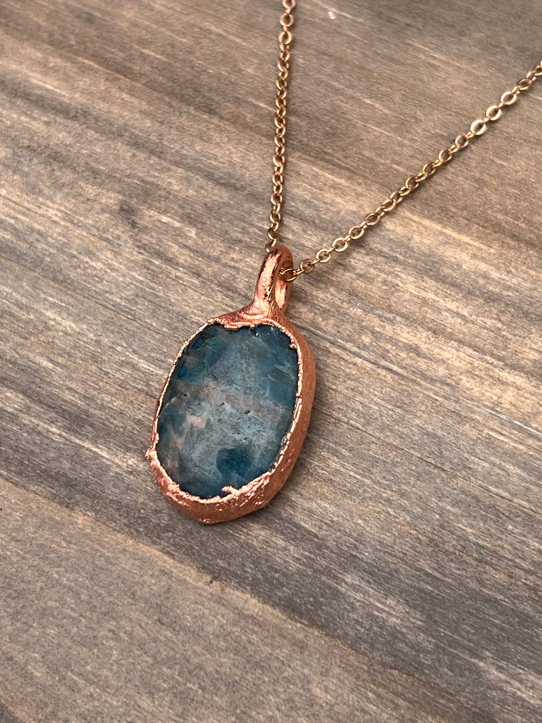 Blue Apatite necklace