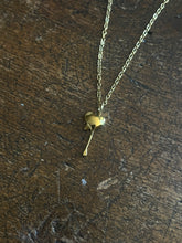 Load image into Gallery viewer, Dainty drip heart necklace
