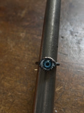 Load image into Gallery viewer, Blue Eye ring size 7
