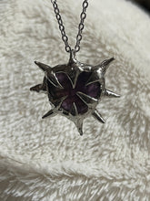 Load image into Gallery viewer, Amethyst heart necklace

