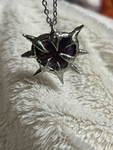 Load image into Gallery viewer, Amethyst heart necklace

