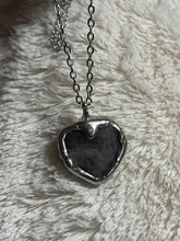 Load image into Gallery viewer, Amethyst heart necklace
