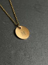 Load image into Gallery viewer, Personalized stainless steel initial pendant necklace
