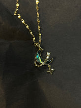 Load image into Gallery viewer, Abalone moon and star necklace
