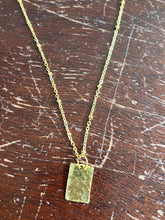 Load image into Gallery viewer, Rectangle necklace
