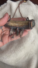 Load and play video in Gallery viewer, Antler necklace
