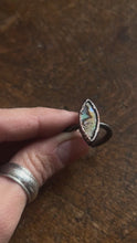 Load and play video in Gallery viewer, Abalone ring size 8
