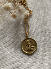 Load image into Gallery viewer, Brass Horoscope necklace
