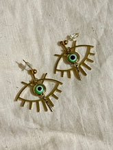 Load image into Gallery viewer, Evil eye earrings
