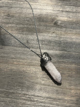 Load image into Gallery viewer, Large spirit quartz necklace
