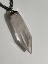 Load image into Gallery viewer, Large quartz statement necklace
