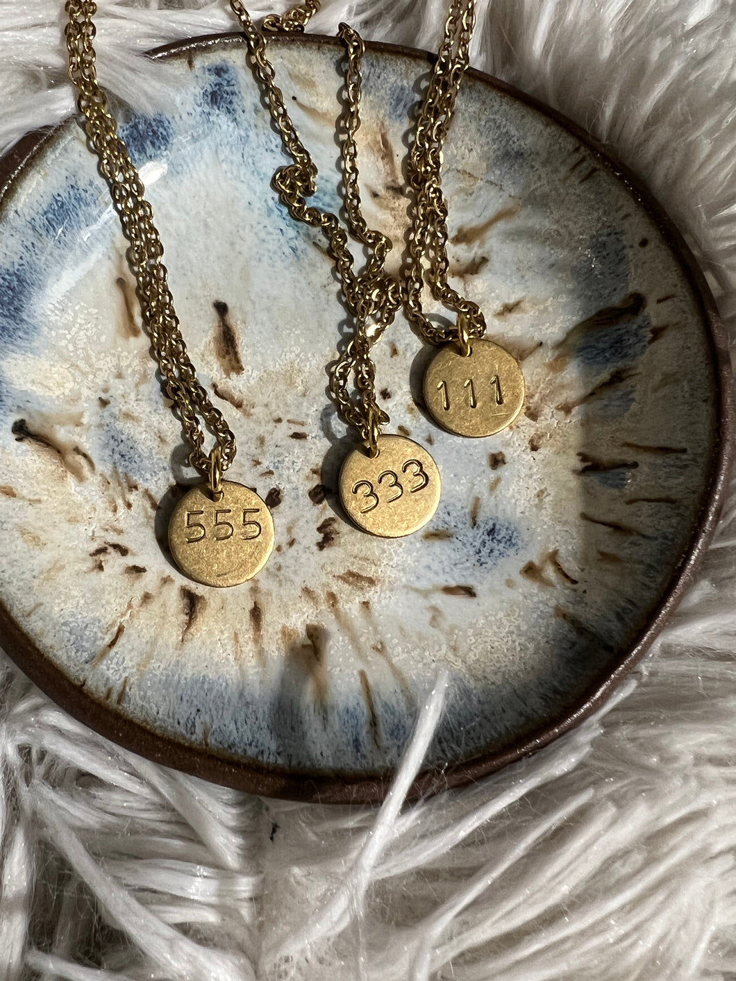 Angel number necklace