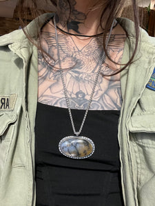 Sterling Dendritic  necklace