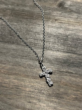 Load image into Gallery viewer, Sterling silver cross necklace
