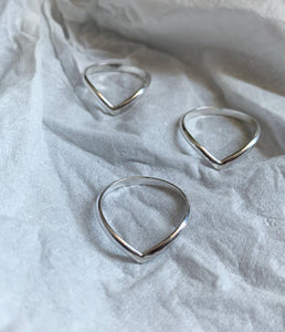 sterling silver Chevron Ring