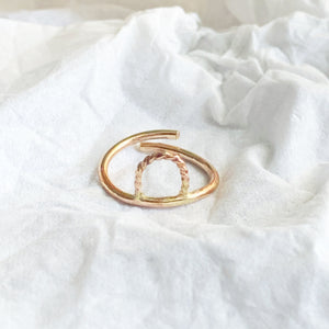 Gold filled ring sz 5-7